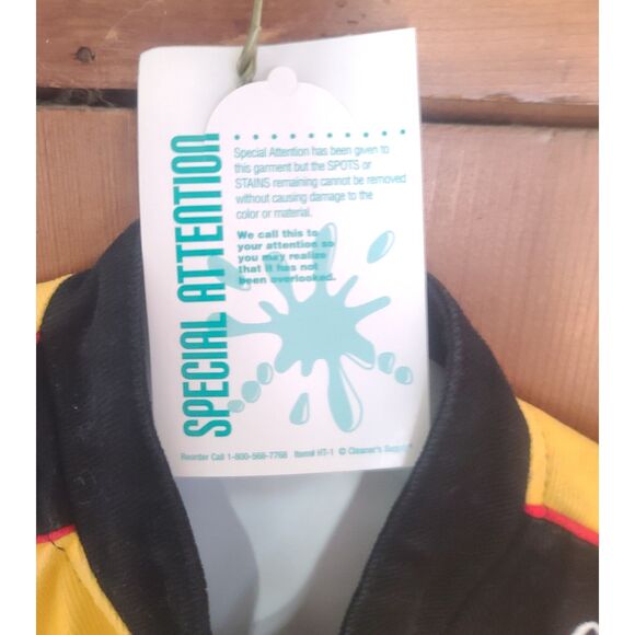 Ward Burton CAT NASCAR Racing Jacket Caterpillar Mens Black Yellow #22 - Picture 12 of 16